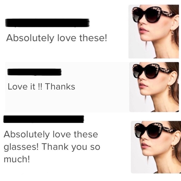 🆕New Anthropologie Sunglasses - Vintage-Inspired and Embellished - Picture 6 of 6